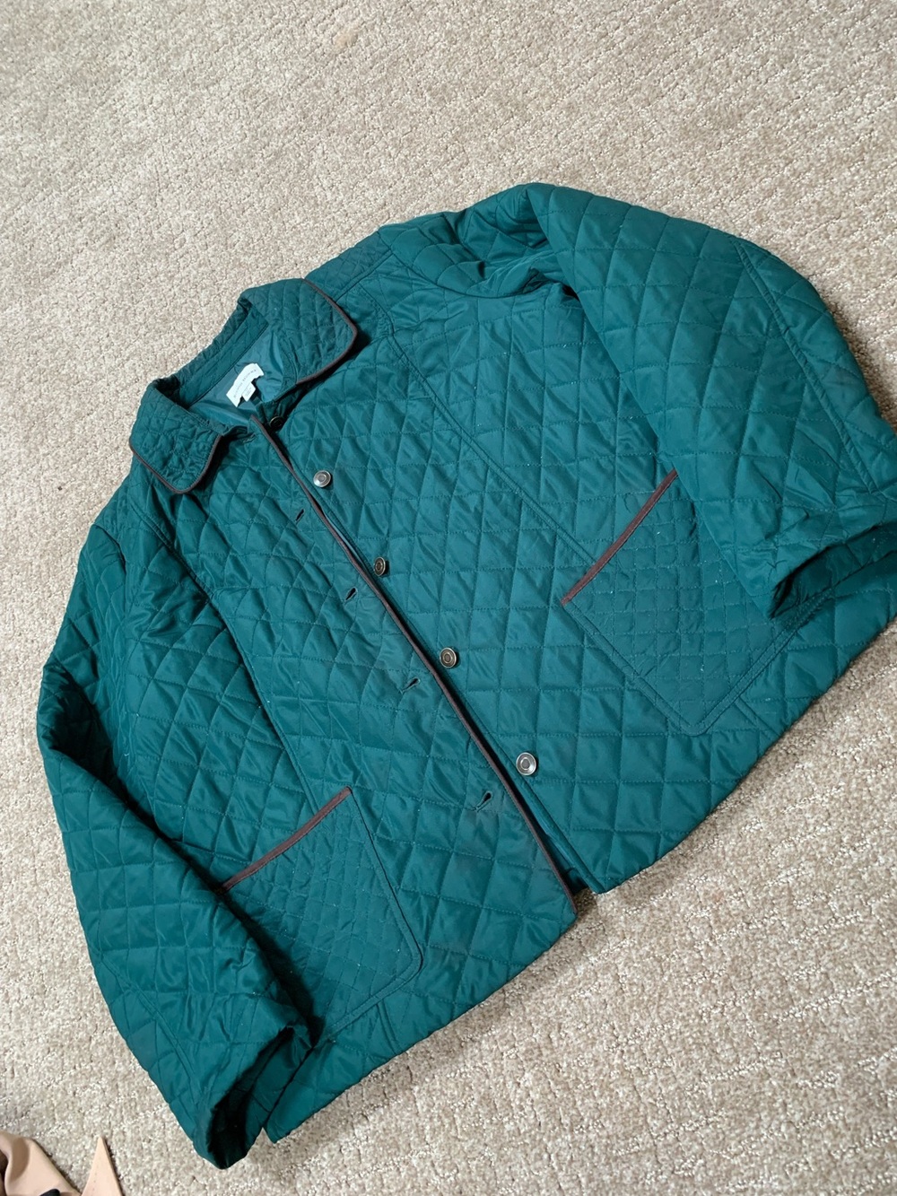 Studio Works Quilted Barn Style  Jacket in Teal